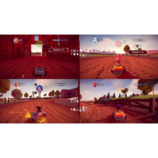 Microids Pack 2 Spiele Garfield Kart Furious Racing und Garfiel Lasagna Party + Nintendo Switch-Hülle