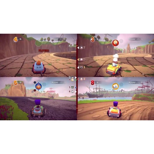Microids Pack 2 Spiele Garfield Kart Furious Racing und Garfiel Lasagna Party + Nintendo Switch-Hülle