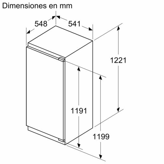 Bosch Serie 4 KIR41VFE0 Frigorífico Una Puerta Integrable E