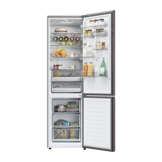 Haier 2D 60 Serie 5 HDPW5620ANPD Frigorífico Combi No Frost A Negro