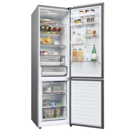 Frigorífico Combi Haier 2D 60 Serie 5 HDPW5620ANPD No Frost 205cm 409L A Preto WiFi IA