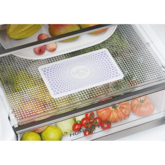 Haier 2D 60 Serie 1 HDW1618DNPK Frigorífico Combi No Frost D Plata