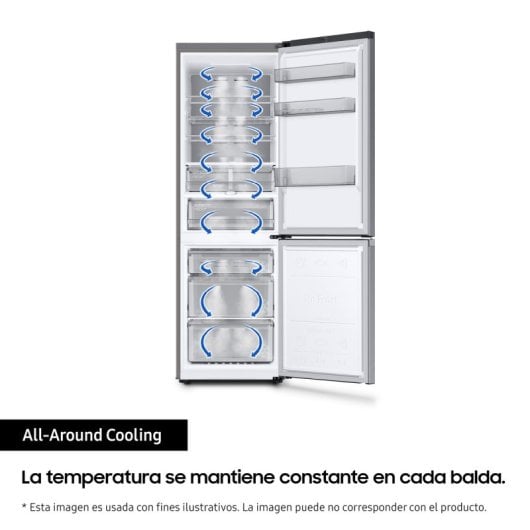 Samsung RB38C776CS9/EF Frigorífico Combi C Acero inoxidable
