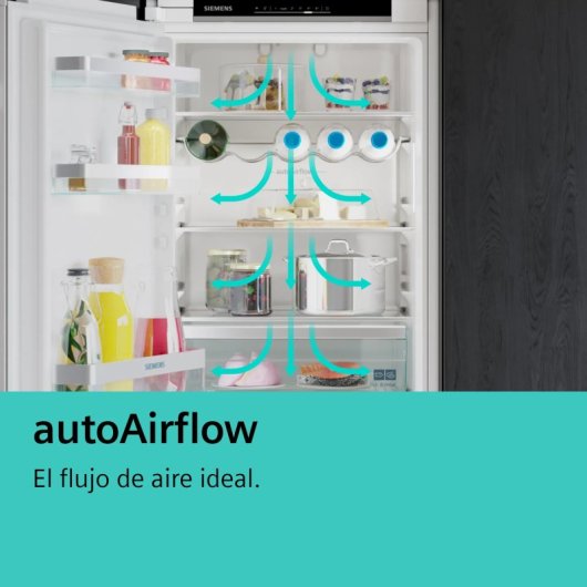 Siemens iQ300 KI86NHFE0 Frigorífico Combinado Integrável No Frost E