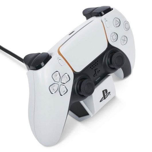 PowerA Estación de Carga Solo Blanca para Un Mando Inalámbrico DualSense/Edge de PS5