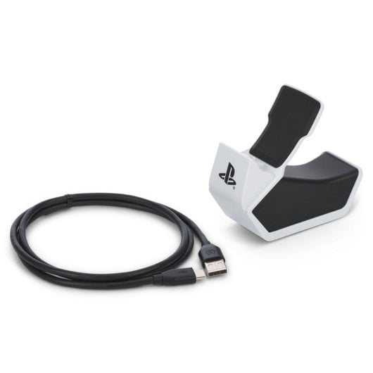 PowerA Estación de Carga Solo Blanca para Un Mando Inalámbrico DualSense/Edge de PS5