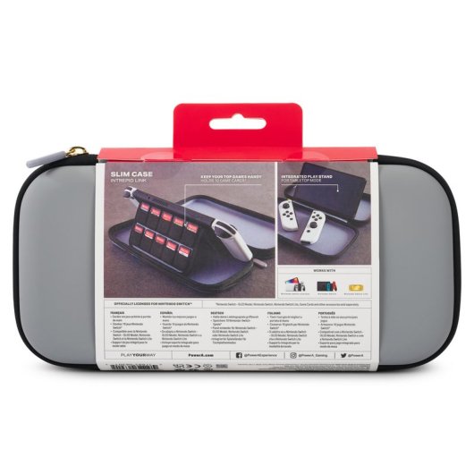 PowerA Estuche Slim Intrepid Link para Nintendo Switch/OLED/Lite