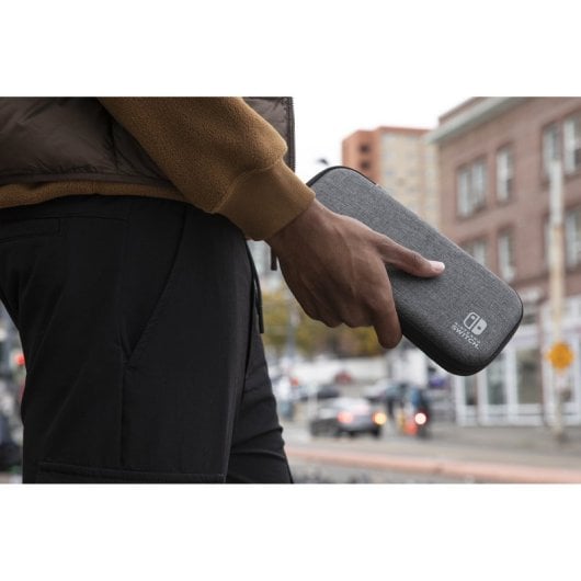 PowerA Estuche Slim Negro/Gris para Nintendo Switch/OLED/Lite