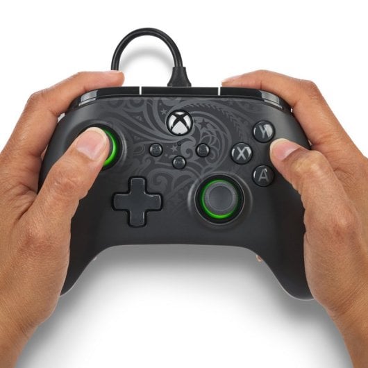 PowerA Advantage Mando con Cable Negro/Verde para Xbox Series X/S
