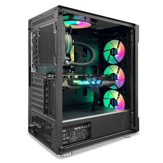 PcVIP Black Stallion One AMD Ryzen 7 5700X/32 GB/2 TB SSD/RTX 4060