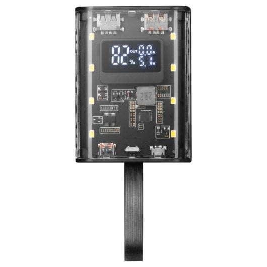 Mars Gaming MPK-10K PowerBank Compacto de Múltipla Carga com Ecrã 10000mah 22.5W Preto