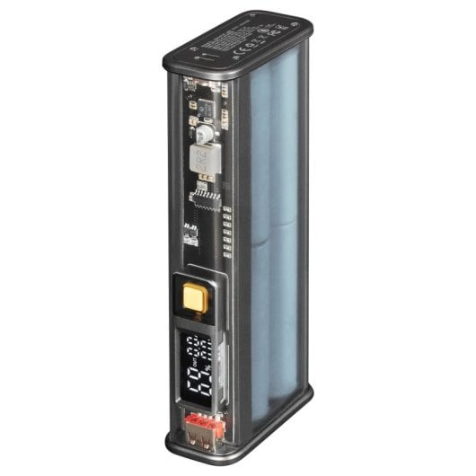 Mars Gaming MPK-20K PowerBank Carga Múltipla com Baterias Samsung e Ecrã 20000mah 22.5w Preto