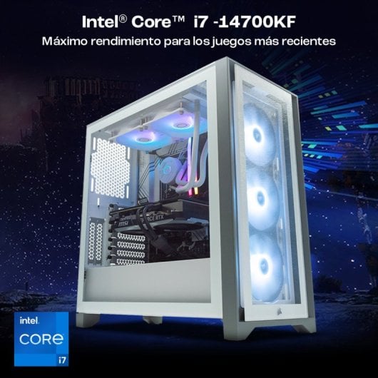 PcCom Imperial Intel Core i7 -14700KF / 32 GB / 2 TB SSD / RTX 4070 Ti Super