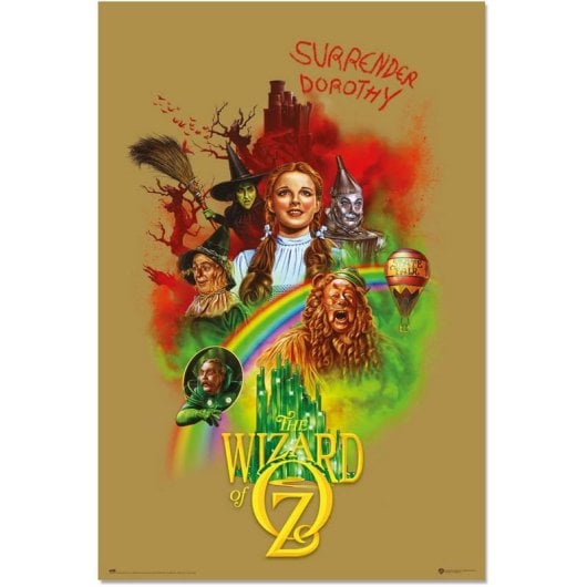 Erik Editores Poster Der Zauberer von Oz 100. Jubiläum Warner Bros. 61 x 91,5 cm