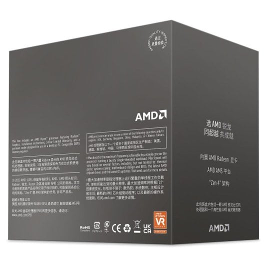 Scatola AMD Ryzen 5 8600G 4.3/5GHz