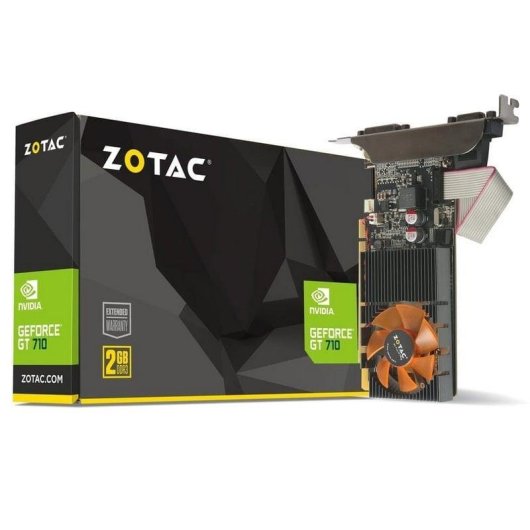 Carte Graphique Zotac GeForce GT 710 2GB GDDR3 Low Profile