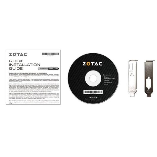 Carte Graphique Zotac GeForce GT 710 2GB GDDR3 Low Profile