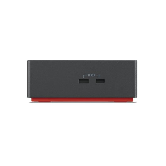 Lenovo 40B00300EU laptop-dockingstation & portreplikator Kabelgebunden Thunderbolt 4 Schwarz, Rot