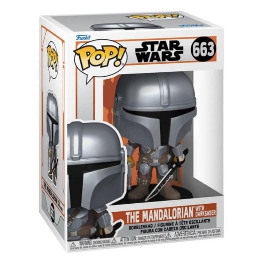 Funko Pop Le Mandalorien avec Darksaber