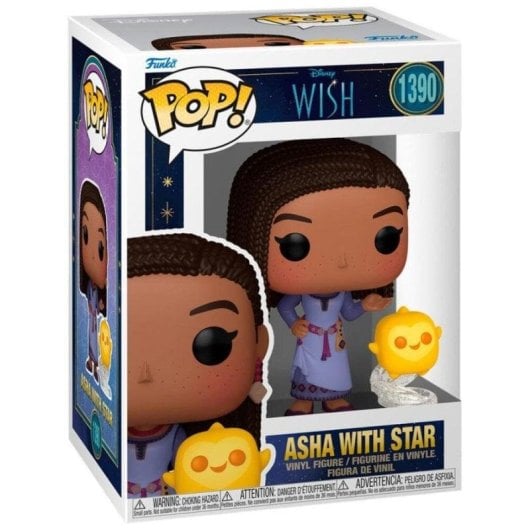 Figura Funko Pop Wish Disney Asha com Star