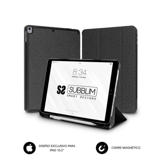 Capa Subblim Black Shock para Apple iPad 10,2" (9/8/7 geração)