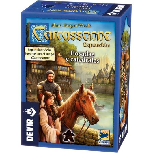 Devir Carcassone Posadas y Catedrales Juego de Mesa Expansión