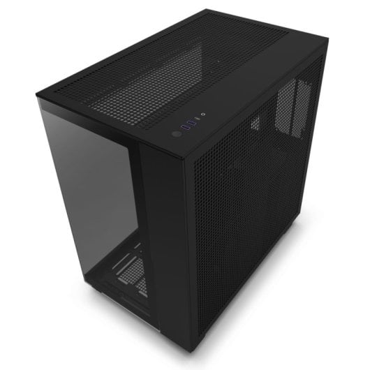 NZXT H9 Flow Mid-Tower ATX in vetro temperato USB-C/3.2 nero