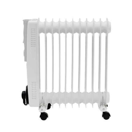 Yoevu Radiador de Aceite de Bajo Consumo 11 Elementos 2500W Blanco