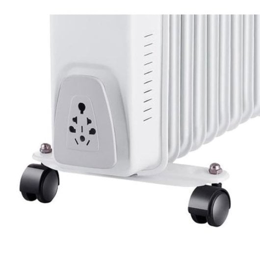 Yoevu Radiador de Aceite de Bajo Consumo 11 Elementos 2500W Blanco