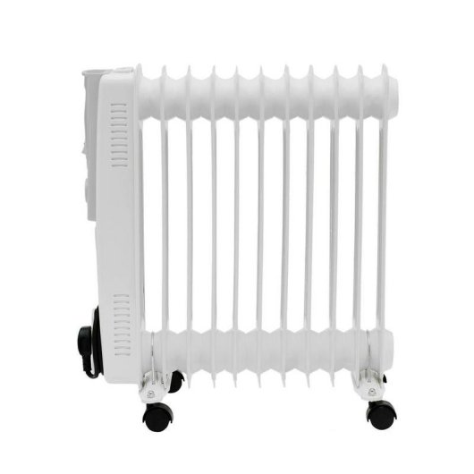 Yoevu Radiador de Aceite de Bajo Consumo 11 Elementos 2500W Blanco