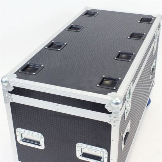 Kimex Flightcase 120 X 60 X 60 Cm Con Bandeja Y Separador Interno