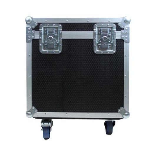 Kimex Flightcase 60 X 60 X 60 Cm Avec Plateau Et Séparateur Interne