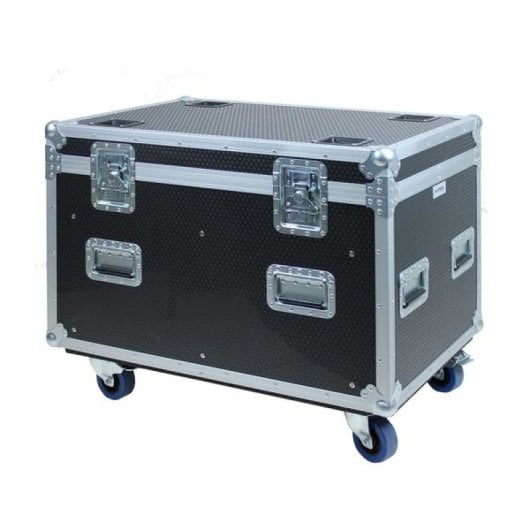 Kimex Flightcase 90 X 60 X 60 Cm Avec Plateau Et Séparateur Interne