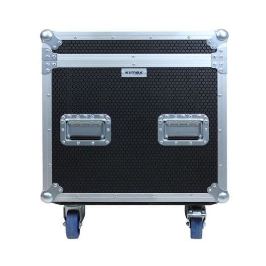 Kimex Flightcase 90 X 60 X 60 Cm Avec Plateau Et Séparateur Interne