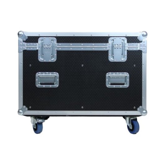 Kimex Flightcase 90 X 60 X 60 Cm Avec Plateau Et Séparateur Interne