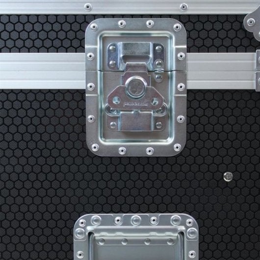 Kimex Flightcase 90 X 60 X 60 Cm Avec Plateau Et Séparateur Interne