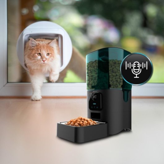 Cecotec Pumba 6000 Purrfect Meal Smart Vision Alimentatore automatico per animali WiFi con fotocamera