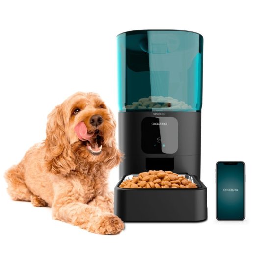 Cecotec Pumba 6000 Purrfect Meal Smart Comedero Automático para Mascotas con Control WiFi