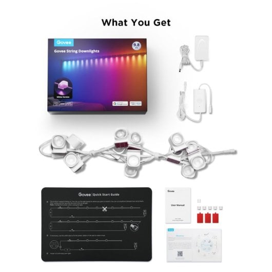 Govee RGBIC String Downlights RGBIC WiFi 5m
