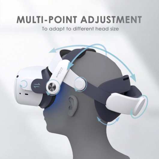BOBOVR M2 Plus Correa para la Cabeza para Meta Quest 2