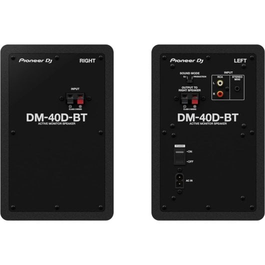 Pioneer DJ DM-40D-BT Altavoces de Monitor de 4'' con Bluetooth Negro