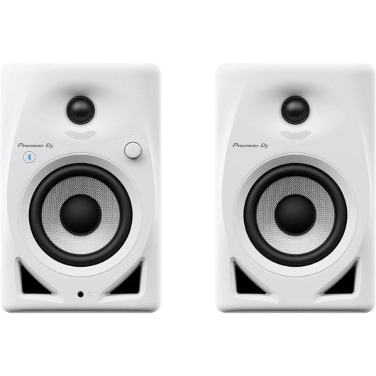 Pioneer DJ DM-40D-BT Altavoces de Monitor de 4'' con Bluetooth Blanco