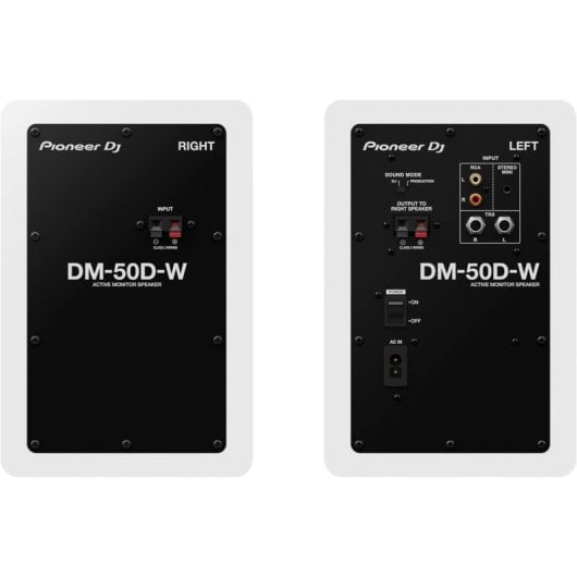 Pioneer DJ DM-50D Altifalantes Monitores de 5'' Brancos