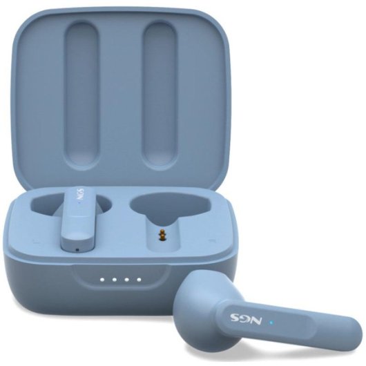 NGS ARTICA MOVE Casque Sans fil Ecouteurs Appels/Musique Bluetooth Bleu clair