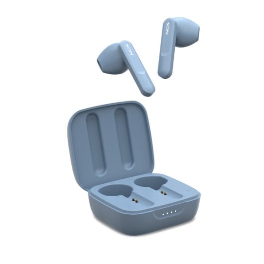 NGS ARTICA MOVE Casque Sans fil Ecouteurs Appels/Musique Bluetooth Bleu clair