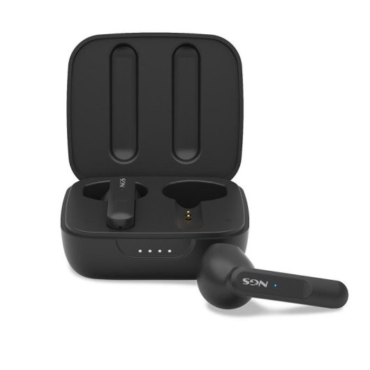 Auriculares NGS Artica Move inalámbricos Bluetooth 5.3 con micrófono y estuche negro