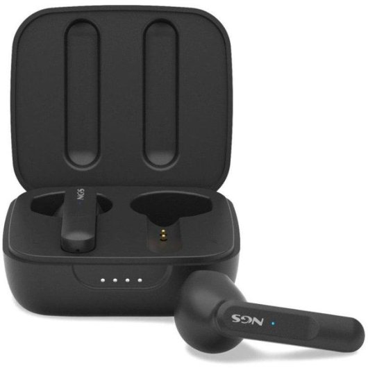 Auriculares NGS Artica Move inalámbricos Bluetooth 5.3 con micrófono y estuche negro