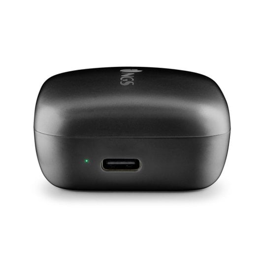 NGS Artica Move Black Auriculares Inalámbricos con Estuche de Carga y Bluetooth 5.3 Negro