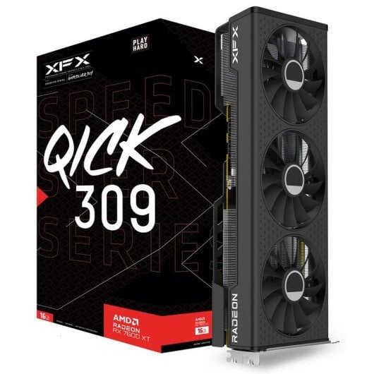 XFX SPEEDSTER QICK309 NERO AMD Radeon RX 7600 XT 16GB GDDR6X