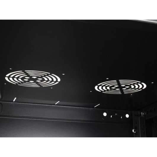 Lapara Armário Rack Mural Montado 12U 600x450mm Preto